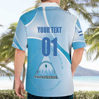 Custom Nicaragua Football Hawaiian Shirt Vamos Los Pinoleros