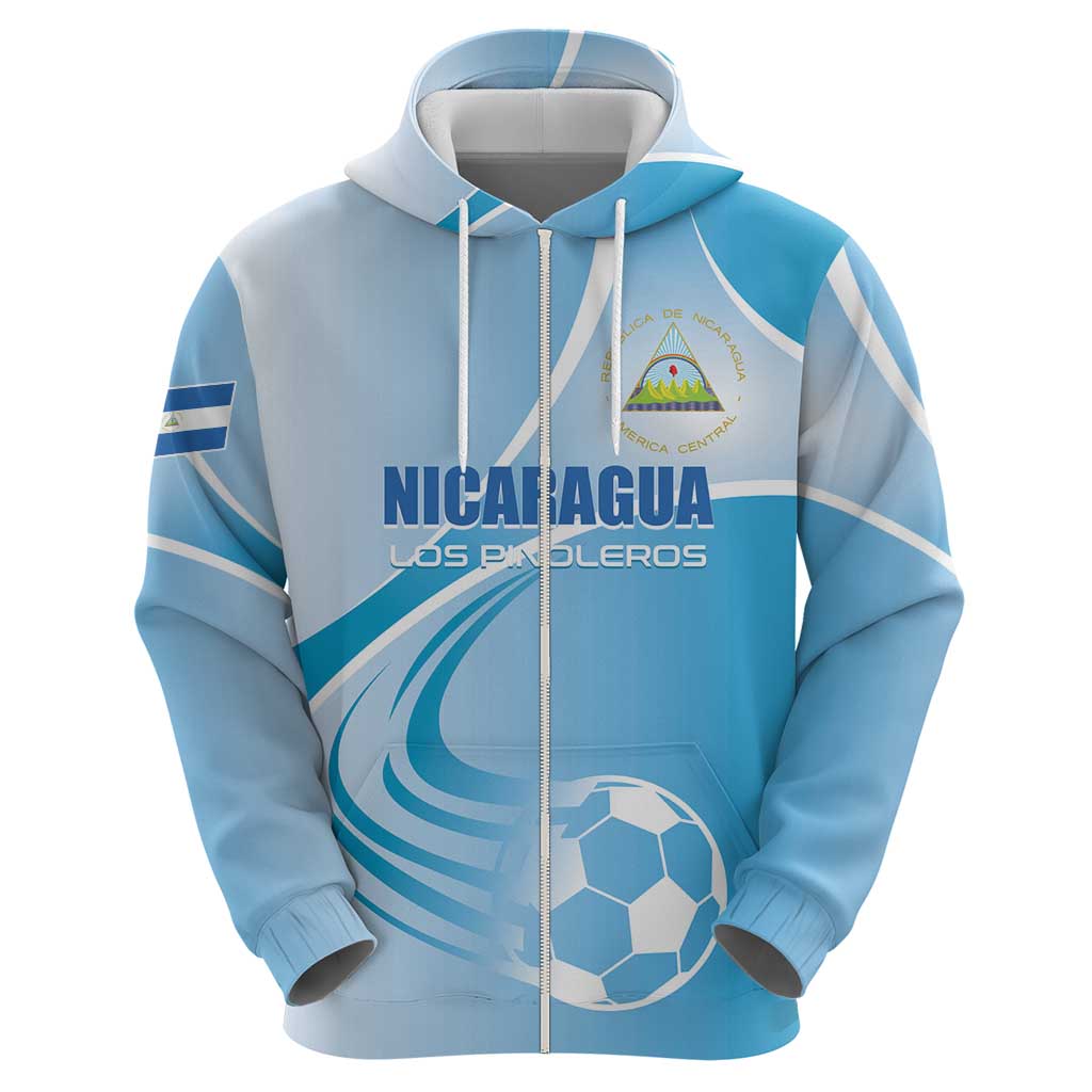 Custom Nicaragua Football Hoodie Vamos Los Pinoleros