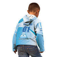 Custom Nicaragua Football Kid Hoodie Vamos Los Pinoleros