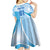 Custom Nicaragua Football Kid Short Sleeve Dress Vamos Los Pinoleros