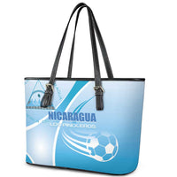 Nicaragua Football Leather Tote Bag Vamos Los Pinoleros