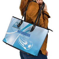 Nicaragua Football Leather Tote Bag Vamos Los Pinoleros