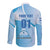 Custom Nicaragua Football Long Sleeve Button Shirt Vamos Los Pinoleros