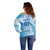 Custom Nicaragua Football Off Shoulder Sweater Vamos Los Pinoleros