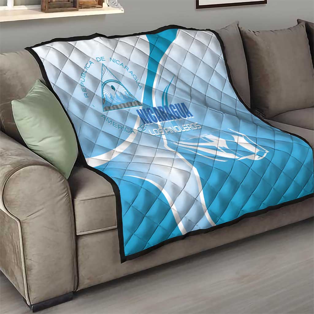 Nicaragua Football Quilt Vamos Los Pinoleros