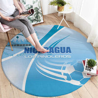Nicaragua Football Round Carpet Vamos Los Pinoleros