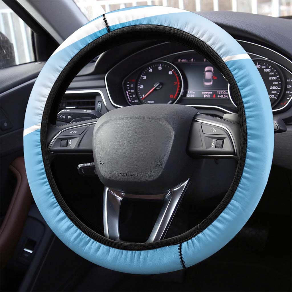 Nicaragua Football Steering Wheel Cover Vamos Los Pinoleros