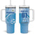 Custom Nicaragua Football Tumbler With Handle Vamos Los Pinoleros