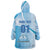 Custom Nicaragua Football Wearable Blanket Hoodie Vamos Los Pinoleros