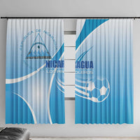 Nicaragua Football Window Curtain Vamos Los Pinoleros