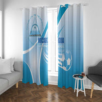 Nicaragua Football Window Curtain Vamos Los Pinoleros
