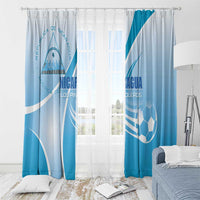 Nicaragua Football Window Curtain Vamos Los Pinoleros