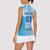 Custom Nicaragua Football Women Sleeveless Polo Shirt Vamos Los Pinoleros