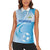 Custom Nicaragua Football Women Sleeveless Polo Shirt Vamos Los Pinoleros