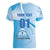 Custom Nicaragua Football Women V-Neck T-Shirt Vamos Los Pinoleros