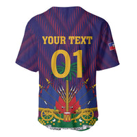 Custom Haiti Football Baseball Jersey Come On Les Grenadiers
