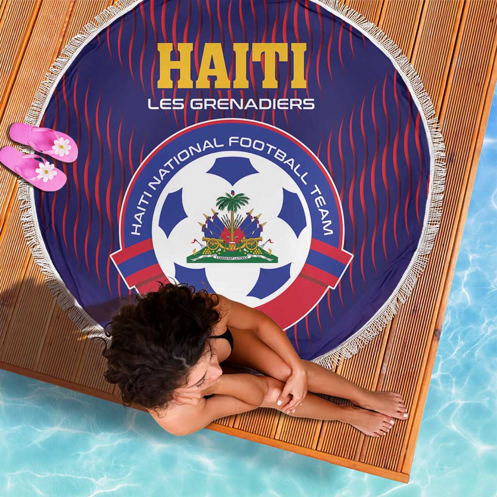 Haiti Football Beach Blanket Come On Les Grenadiers
