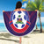 Haiti Football Beach Blanket Come On Les Grenadiers