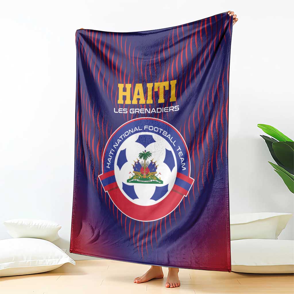Haiti Football Blanket Come On Les Grenadiers