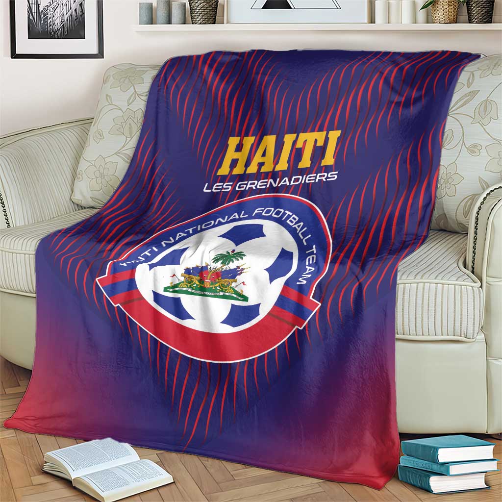 Haiti Football Blanket Come On Les Grenadiers