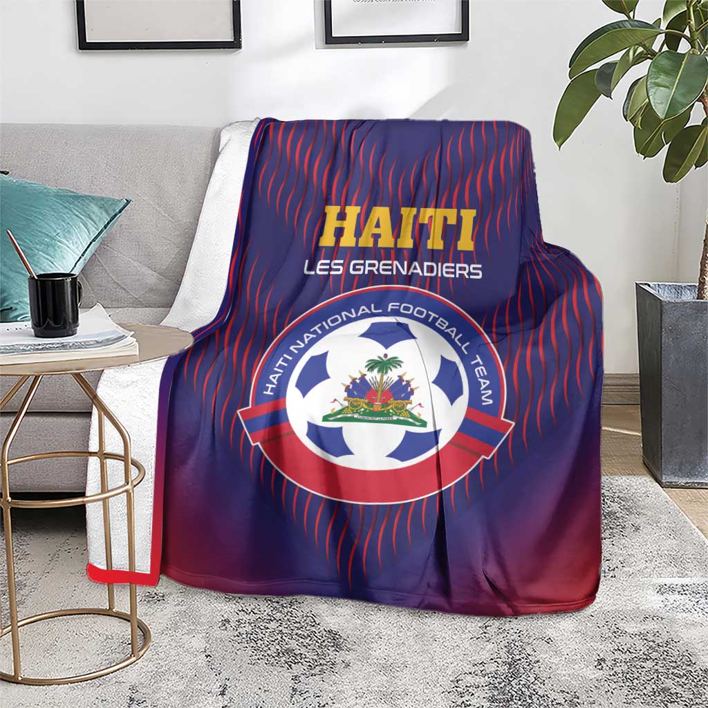 Haiti Football Blanket Come On Les Grenadiers