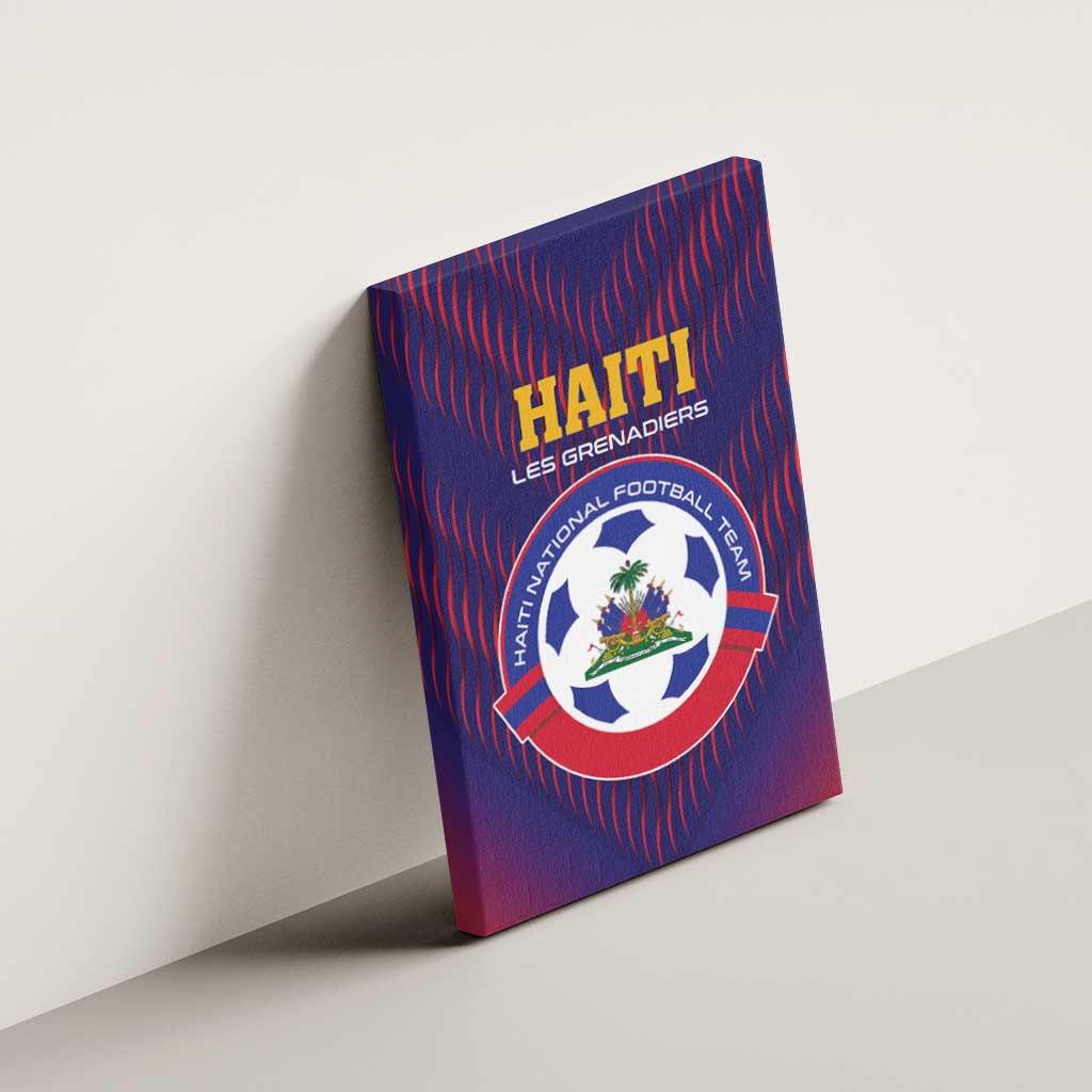 Haiti Football Canvas Wall Art Come On Les Grenadiers