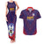 Custom Haiti Football Couples Matching Tank Maxi Dress and Hawaiian Shirt Come On Les Grenadiers