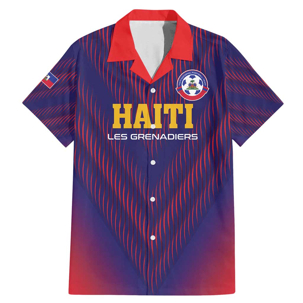 Custom Haiti Football Family Matching Mermaid Dress and Hawaiian Shirt Come On Les Grenadiers