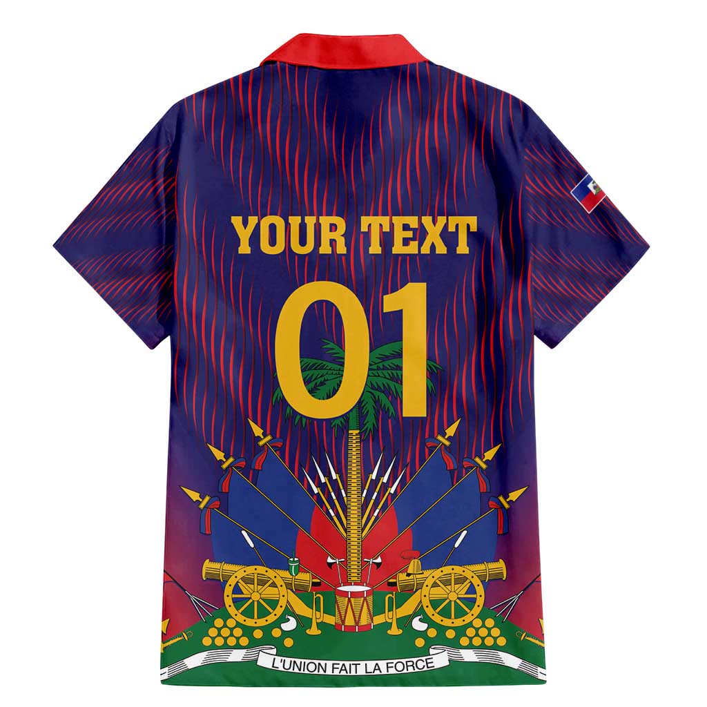 Custom Haiti Football Family Matching Mermaid Dress and Hawaiian Shirt Come On Les Grenadiers