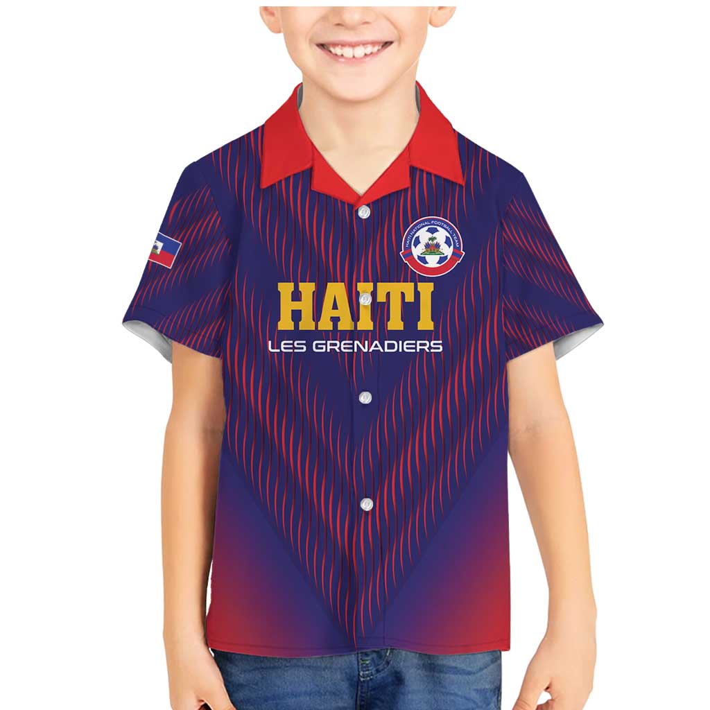 Custom Haiti Football Family Matching Mermaid Dress and Hawaiian Shirt Come On Les Grenadiers