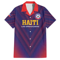 Custom Haiti Football Family Matching Short Sleeve Bodycon Dress and Hawaiian Shirt Come On Les Grenadiers