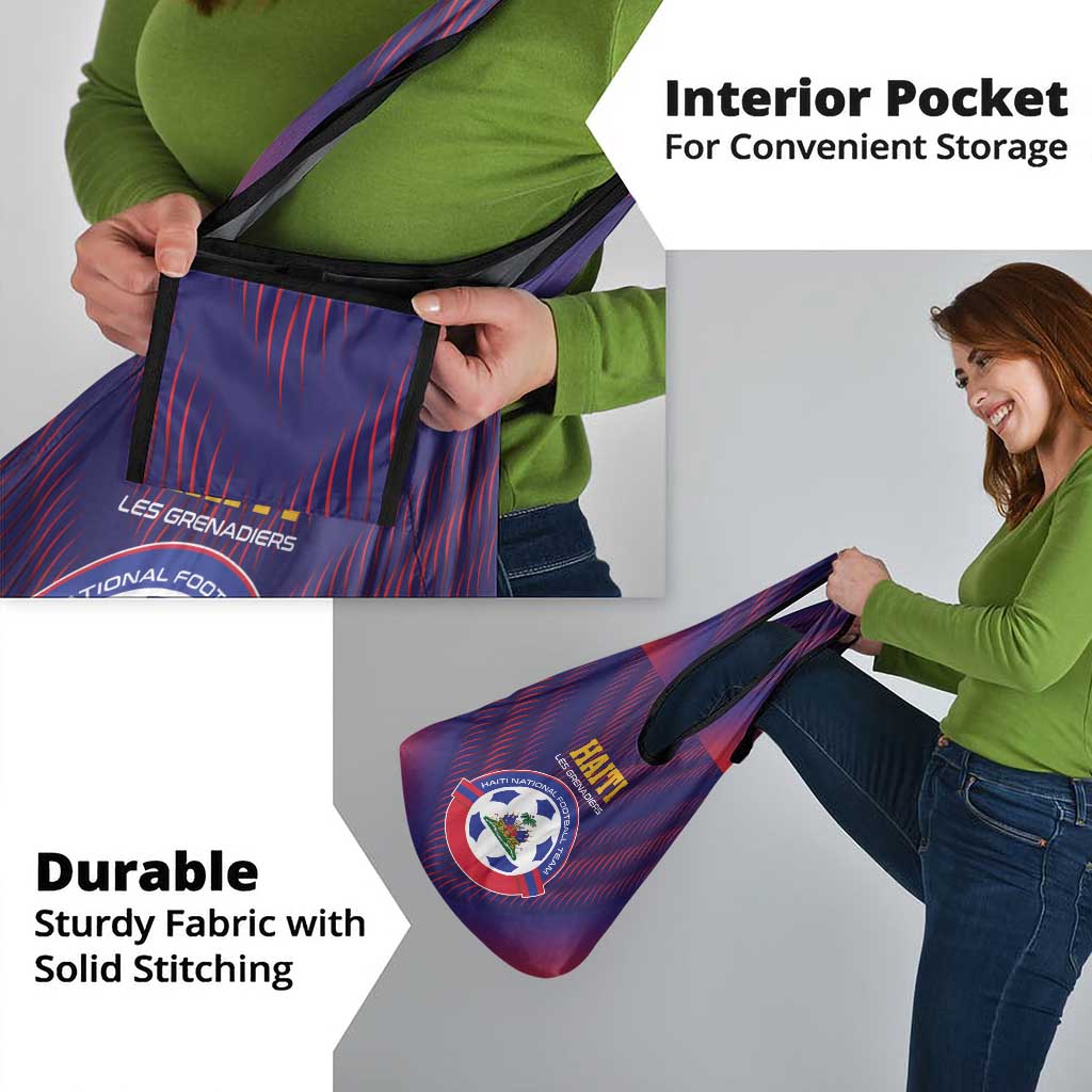 Haiti Football Grocery Bag Come On Les Grenadiers