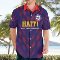 Custom Haiti Football Hawaiian Shirt Come On Les Grenadiers