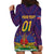 Custom Haiti Football Hoodie Dress Come On Les Grenadiers