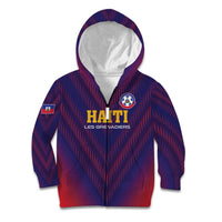 Custom Haiti Football Kid Hoodie Come On Les Grenadiers