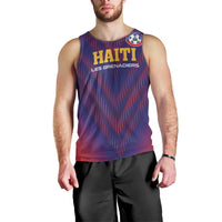 Custom Haiti Football Men Tank Top Come On Les Grenadiers