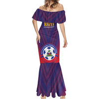 Custom Haiti Football Mermaid Dress Come On Les Grenadiers