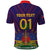 Custom Haiti Football Polo Shirt Come On Les Grenadiers