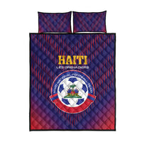 Haiti Football Quilt Bed Set Come On Les Grenadiers