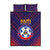 Haiti Football Quilt Bed Set Come On Les Grenadiers