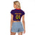 Custom Haiti Football Raglan Cropped T Shirt Come On Les Grenadiers
