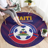 Haiti Football Round Carpet Come On Les Grenadiers