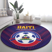 Haiti Football Round Carpet Come On Les Grenadiers