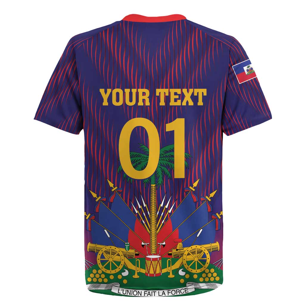 Custom Haiti Football Rugby Jersey Come On Les Grenadiers