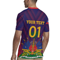 Custom Haiti Football Rugby Jersey Come On Les Grenadiers
