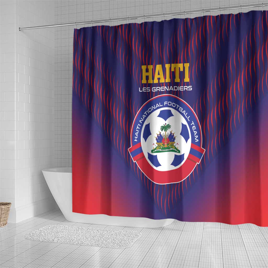 Haiti Football Shower Curtain Come On Les Grenadiers