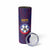 Custom Haiti Football Skinny Tumbler Come On Les Grenadiers