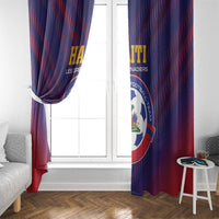 Haiti Football Window Curtain Come On Les Grenadiers