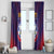 Haiti Football Window Curtain Come On Les Grenadiers