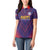 Custom Haiti Football Women Polo Shirt Come On Les Grenadiers